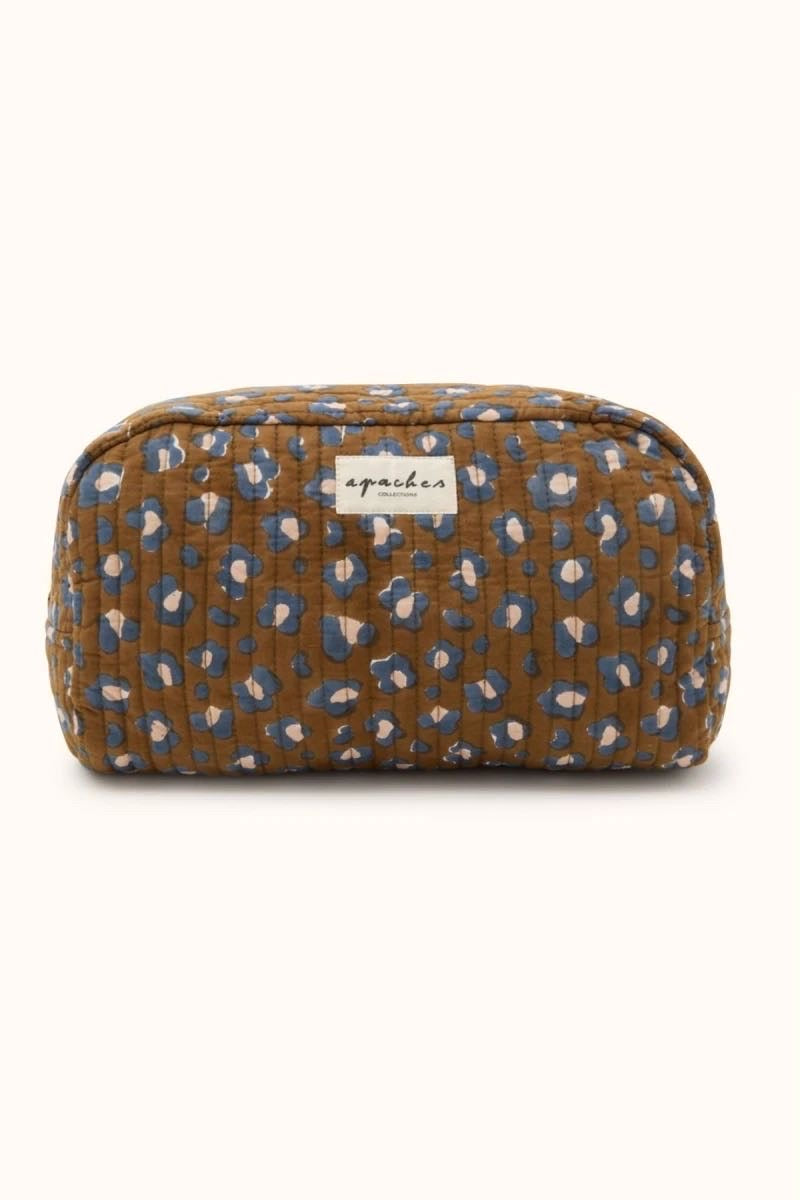 Trousse de Toilette Chayane Léopard Tapenade - Apaches Collections