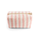 Photo de trousse de toilette vic rayures light pink par Les Biscottes