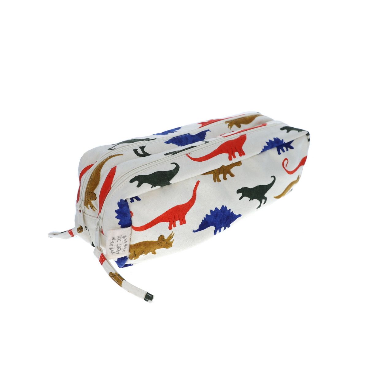 Trousse Double Zip Dino - Petit Toi