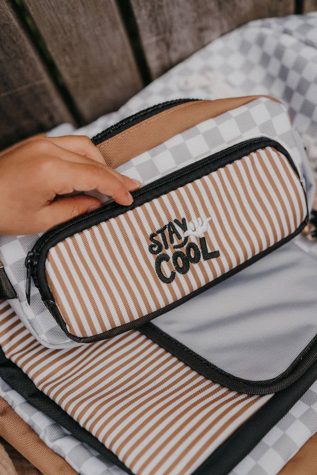 Trousse d'École Lina Damier - Zakuw