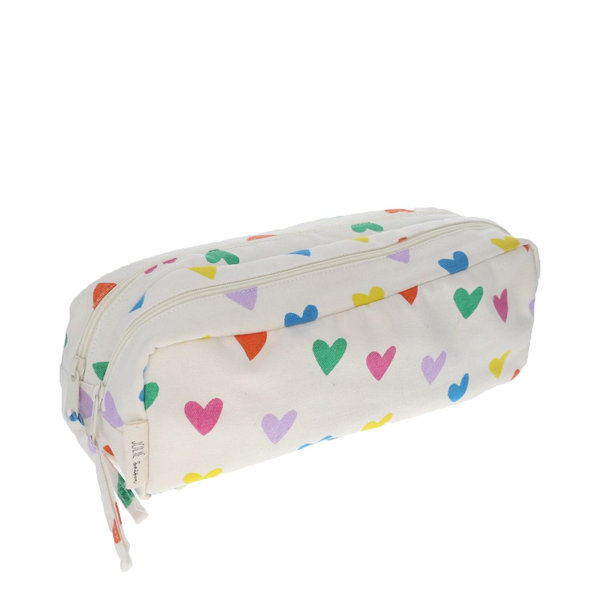 Trousse Double Zip Multicœurs - Petit Toi