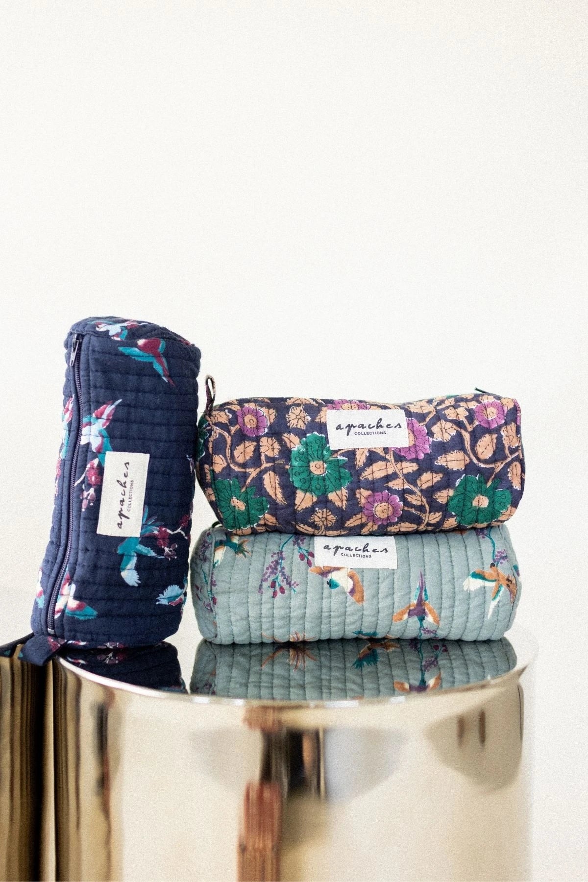Trousse Opal Cerisier Grey - Apaches Collections