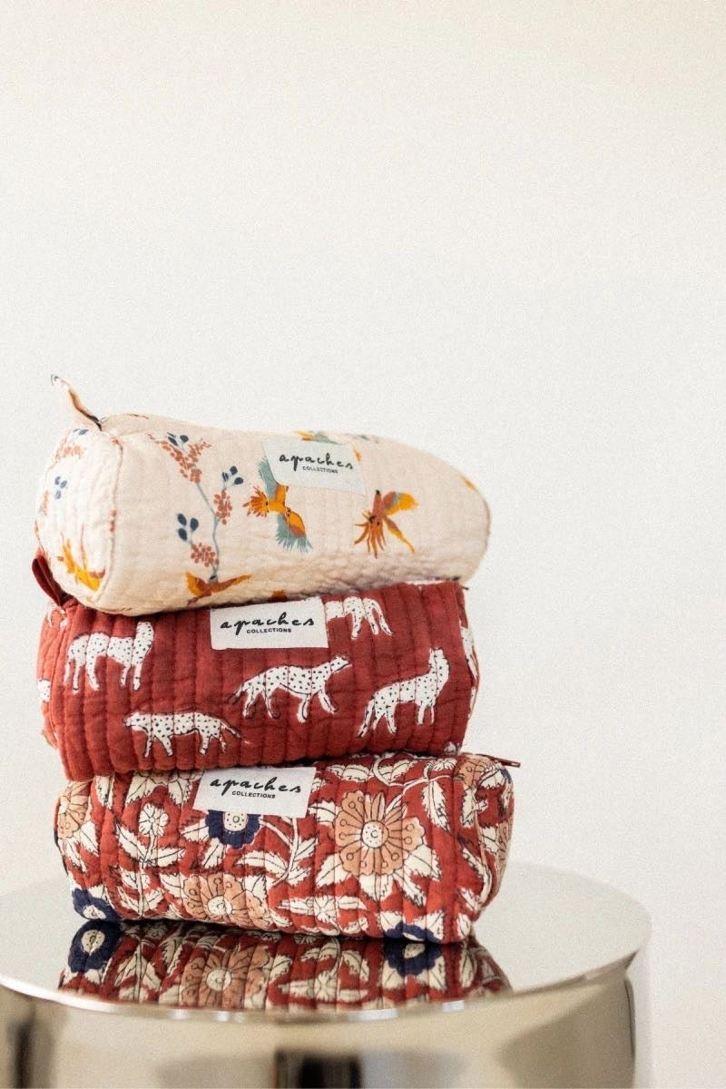 Trousse Opal Cerisier Macadamia - Apaches Collections