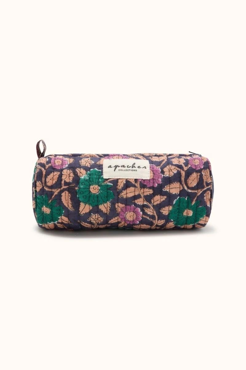 Trousse Opal Cœur Navy Forest - Apaches Collections