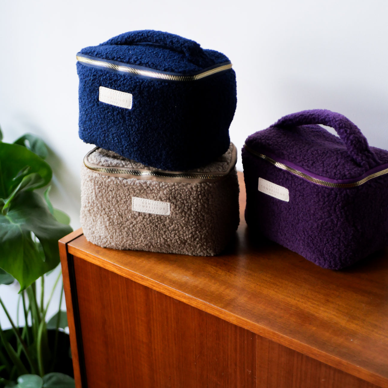 Trousse Vanity Sherpa - Gentil Coquelicot