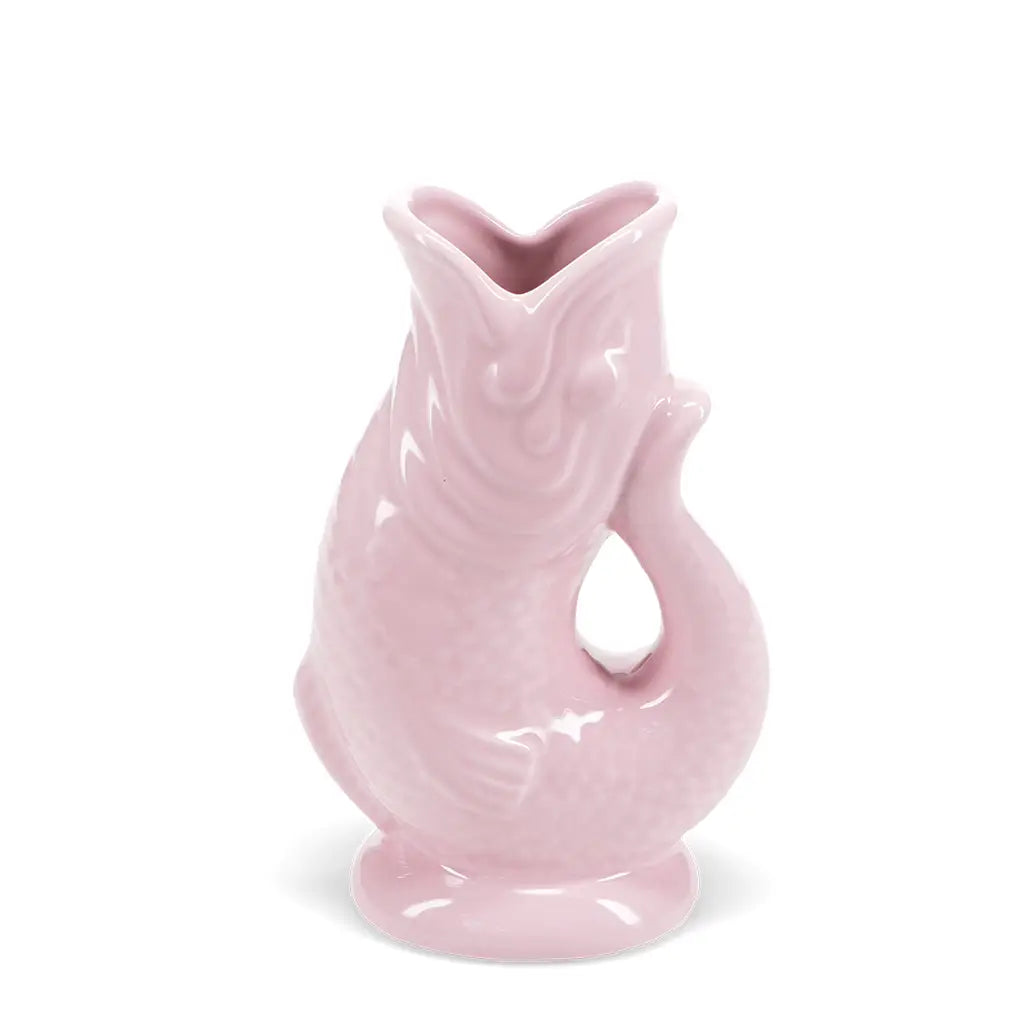 Vase Poisson en Céramique Rose - Rex