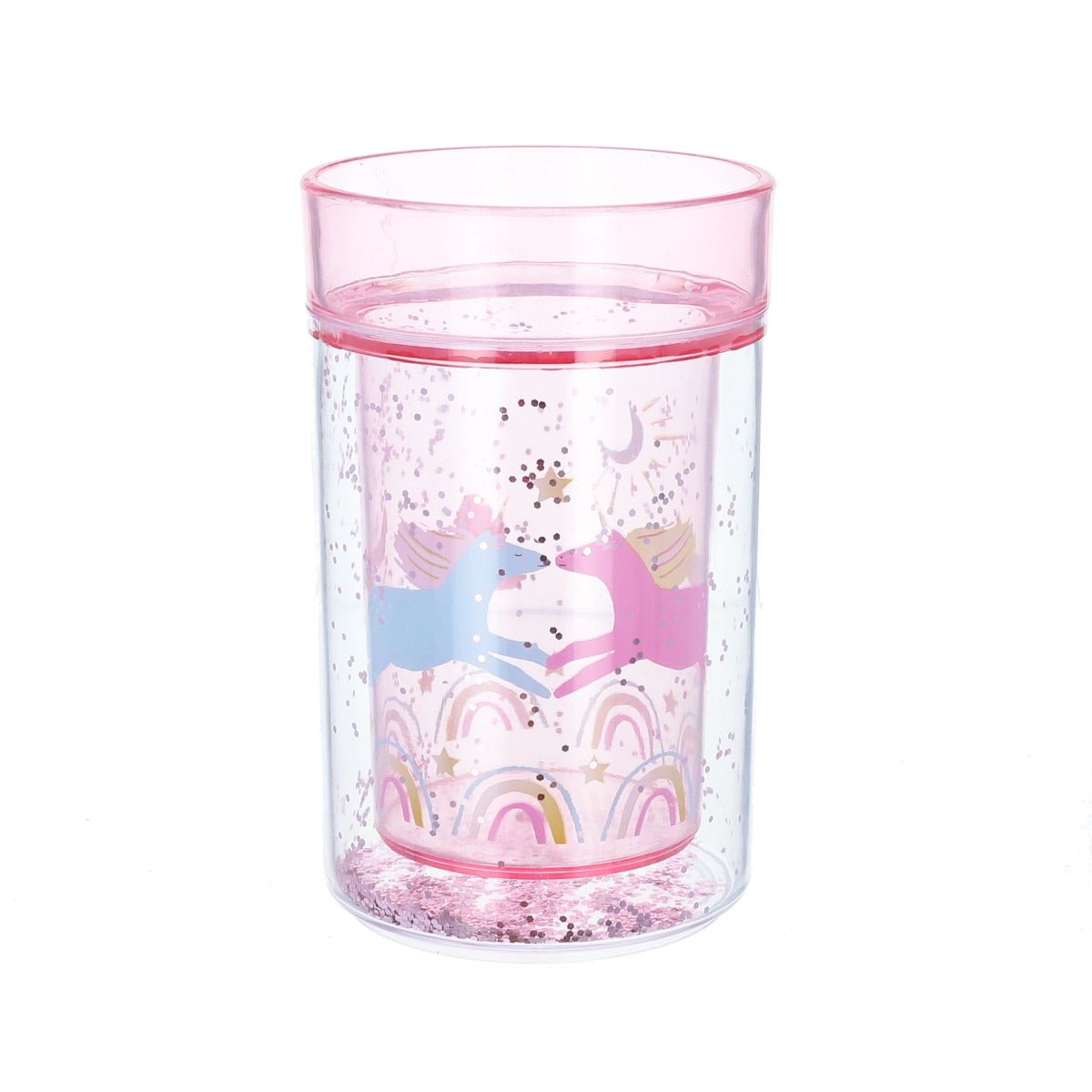 Verre Licorne Paillettes - Petit Toi