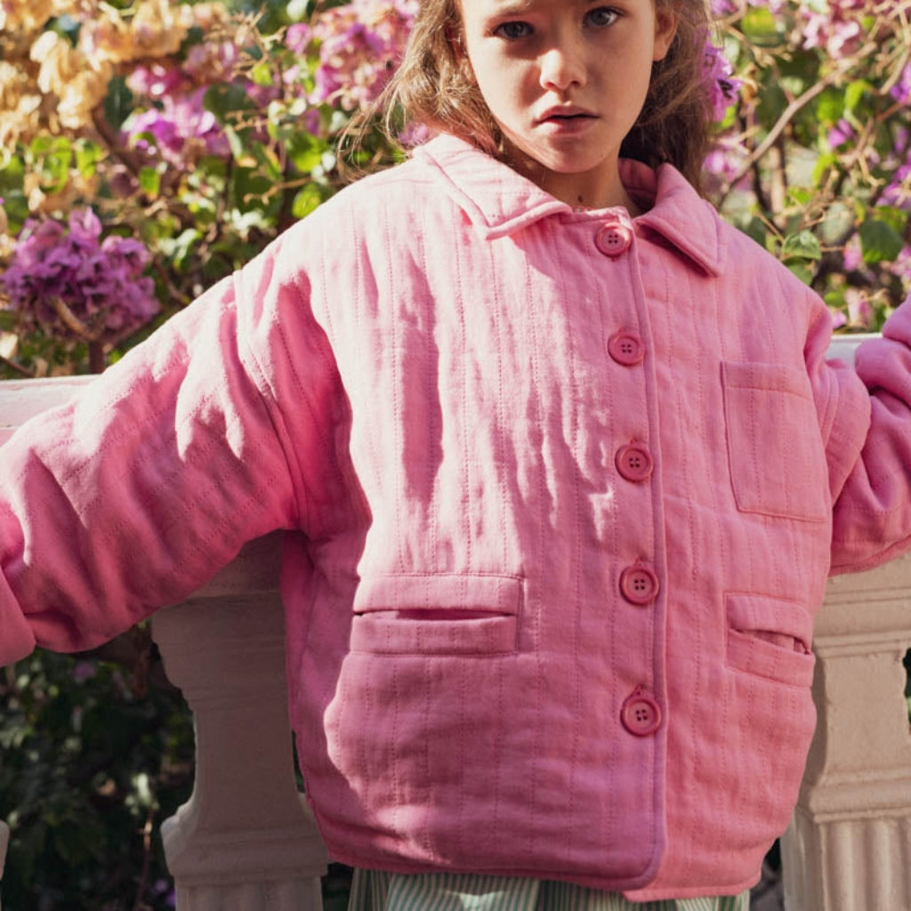 Photo de veste emma rose bonbon marlot 1 par Les Biscottes