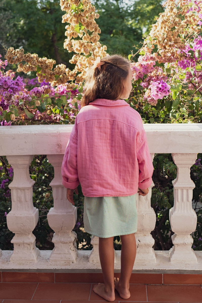 Photo de veste emma rose bonbon marlot 2 par Les Biscottes