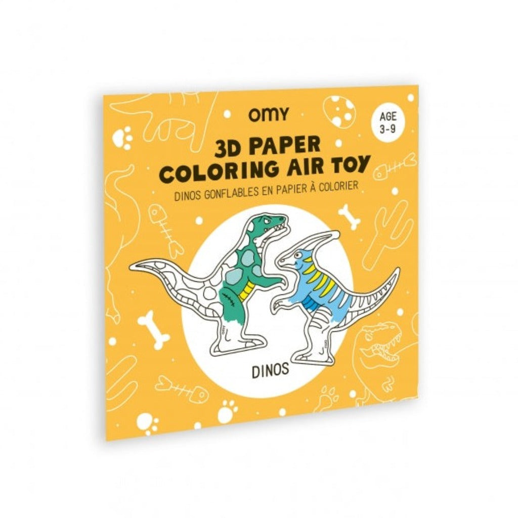 Dino - 3D AIR TOY à colorier - Omy