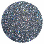Photo de paillettes holo argent sisi par Les Biscottes