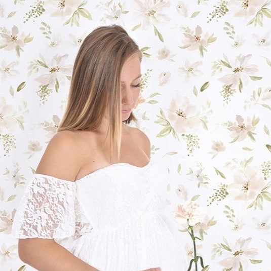 Photo de papier peint fleurs pastel h0580_amb_img par Les Biscottes