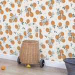 Photo de papier peint oranges lilipinso 1 par Les Biscottes