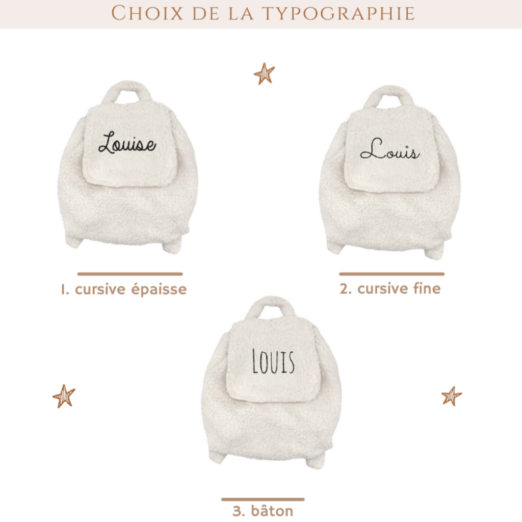 Photo de sac a dos double gaze de coton sherpa 1_jpg par Les Biscottes