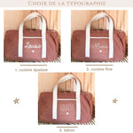Photo de sac week end personnalise menthe petite ancre 6 par Les Biscottes