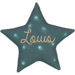 Photo de veilleuse etoile lin bleu canard _jpg par Les Biscottes